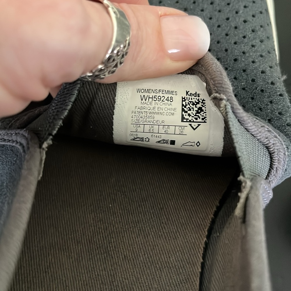 Keds Gray Blue Ortholite Double Decker Suede Sneaker - Picture 10 of 10